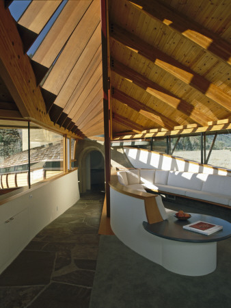 Sun Valley House, Idaho, 1992, Living Area, Architect: Bart Prince by Alan Weintraub Pricing Limited Edition Print image