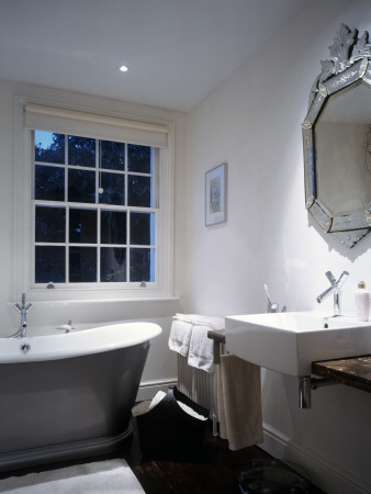 Refurbished House, Brighton, England, Bathroom, Helen Wheeler by David Churchill Pricing Limited Edition Print image