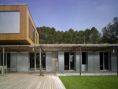 Vivienda Unifamiliar, Girona, External Shutters Open, Architect: Josep Boncompte And Guillermo Font by Eugeni Pons Pricing Limited Edition Print image