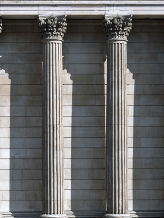 Bank Of England, Columns, Architect: Sir John Soane by G Jackson Pricing Limited Edition Print image