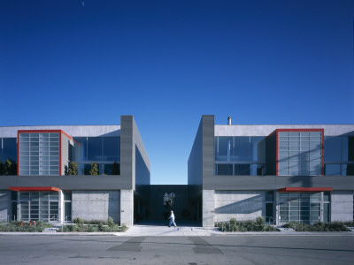 Mixed Use Project, Carmel, California (2003) - Front Elevation, Architect: Jerrold Lomax by John Edward Linden Pricing Limited Edition Print image