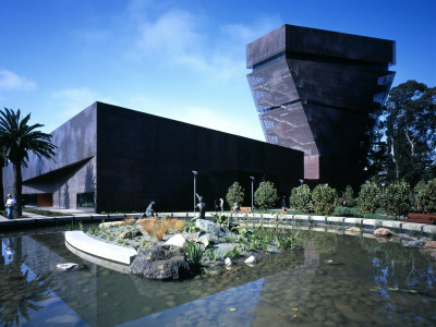 De Young Museum, San Francisco, 2005, Overall Exterior, Architect: Herzog And De Meuron by John Edward Linden Pricing Limited Edition Print image