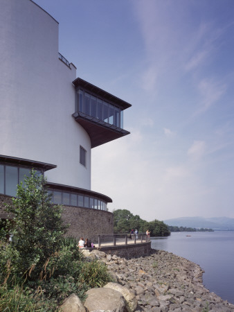 Visitor Attraction Building, Loch Lomond, Balloch, Scotland, Exterior, Architect: Page And Park by Keith Hunter Pricing Limited Edition Print image