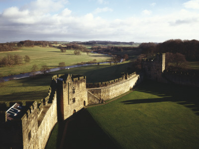 Alnwick Castle, Hulne Park, Northumberland, England, Exterior Curtain Wall by Mark Fiennes Pricing Limited Edition Print image