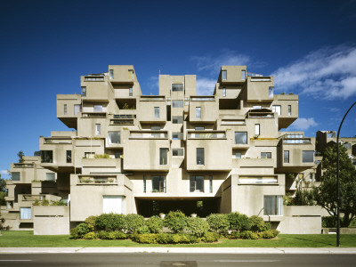 Habitat '67, 2600, Pierre Dupuy Avenue, Montreal, 1967, Facade, Architect: Moshe Safdie by Michael Harding Pricing Limited Edition Print image