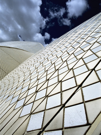 Opera House, Sydney, Detail Of Cladding by Marcel Malherbe Pricing Limited Edition Print image
