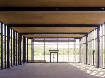 Gateway Orientation Centre, Loch Lomond, Scotland, Empty Exhibition Space Interior by Keith Hunter Pricing Limited Edition Print image