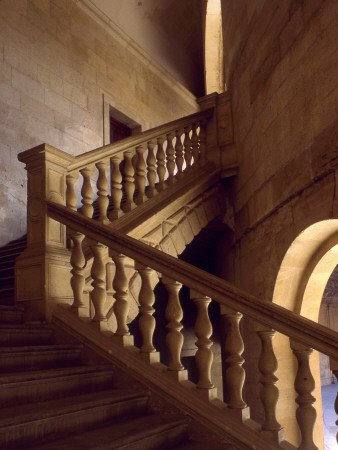 Palace Of Charles V, Alhambra, Granada, 1533, Staircase, Architects: Pedro Machuco by Marcus Bleyl Pricing Limited Edition Print image