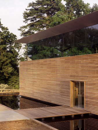 Mount Stuart Visitors' Centre, Isle Of Bute, Scotland, Canal Footbridge Entrance by Keith Hunter Pricing Limited Edition Print image