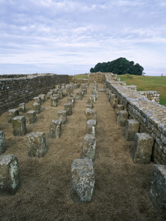 Housesteads Roman Fort, Vercovicium, Hadrian's Wall, Northumberland, England by Martine Hamilton Knight Pricing Limited Edition Print image