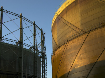 Gas Works, Vauxhall, London by Mark Bury Pricing Limited Edition Print image