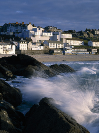 St Ives, Cornwall With Tate Of The West, Architect: Evans And Shalev by John Edward Linden Pricing Limited Edition Print image