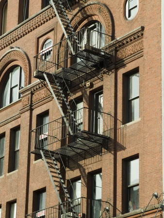 Fire Escapes, Tribeca, New York City, Ny by Natalie Tepper Pricing Limited Edition Print image