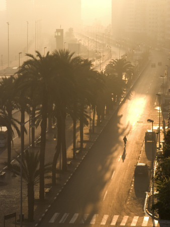 Corniche At Sunrise, Tangier, Morocco by Natalie Tepper Pricing Limited Edition Print image