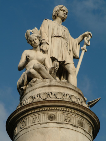 Chirstopher Columbus Monument, Genoa by Natalie Tepper Pricing Limited Edition Print image