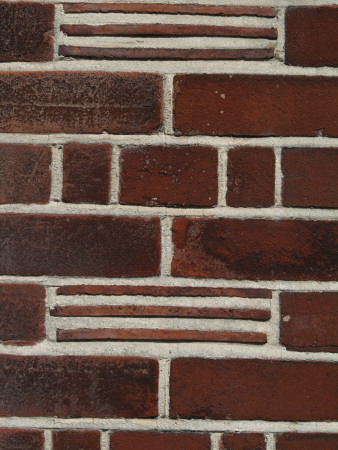 Backgrounds - Red Clay Brick, Tile And Mortar Wall by Natalie Tepper Pricing Limited Edition Print image