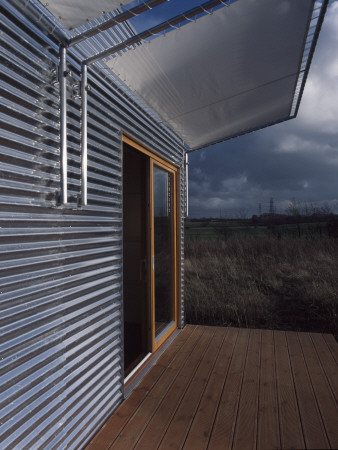 M-House, Canterbury, Kent, 2002 - Canopy Over Sun Deck, Architect: Tim Pyne by Morley Von Sternberg Pricing Limited Edition Print image