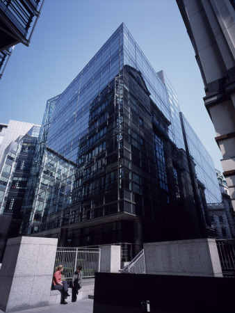 Old Bailey Court, London, Exterior With People Seated, Architect: Felix Uk Limited by Peter Durant Pricing Limited Edition Print image