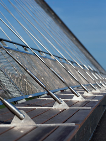 Millennium Bridge Across River Ouse, York - Tensile Fixings Detail, Architect: Whitby Bird Bridges by Richard Bryant Pricing Limited Edition Print image