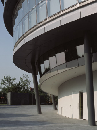 City Hall Gla, London, Exterior Detail With Pillars, Architect: Sir Norman Foster And Partners by Peter Durant Pricing Limited Edition Print image