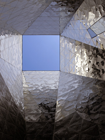 Forum Barcelona 2004, Forum Building, Barcelona, Catalonia, Looking Up A Lightwell by Richard Bryant Pricing Limited Edition Print image