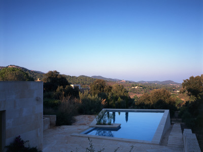 Son Vent, Architect's Family Home In Mallorca Swimming Pool At Dawn, Architect: Astrid Lohss by Richard Bryant Pricing Limited Edition Print image