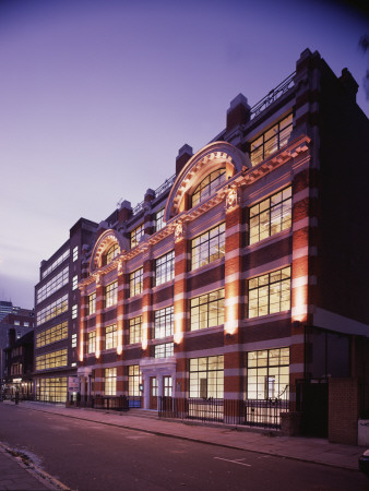 60 Whitfield Street W1, London, Exterior Dusk, Epr Architects by Peter Durant Pricing Limited Edition Print image