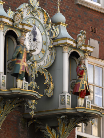 Clock, Fortnum And Mason, Piccadilly, London by Richard Bryant Pricing Limited Edition Print image