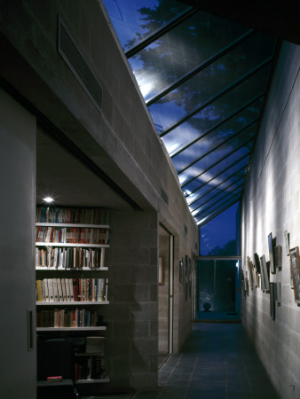 House At Creek Vean, Pill Creek, Cornwall (1964-6) Interior Of Gallery Wall With View Of Study by Richard Einzig Pricing Limited Edition Print image