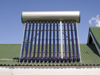 Rooftop Solar Water Heater by Stuart Cox Pricing Limited Edition Print image