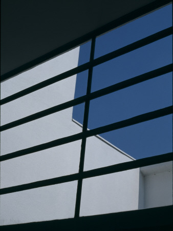 Villa Savoye, Poissy, 1928-1931, Window Detail, Architect: Le Corbusier And Pierre Jeanneret by Valeria Carullo Pricing Limited Edition Print image