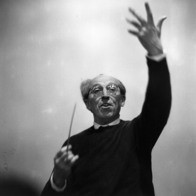 Copland Conducting by Erich Auerbach Pricing Limited Edition Print image