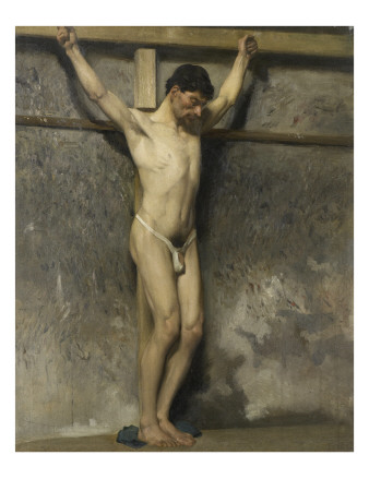 Christ En Croix by Jean Jacques Henner Pricing Limited Edition Print image
