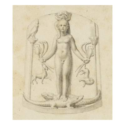 Divinité Égyptienne by Jean-Baptiste Joseph Wicar Pricing Limited Edition Print image