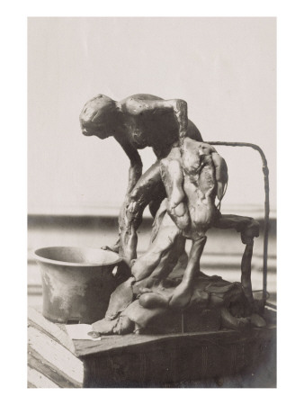 Photo D'une Sculpture En Cire De Degas :Femme Se Lavant La Jambe Gauche,Deuxième Étude (Rf2128) by Ambroise Vollard Pricing Limited Edition Print image