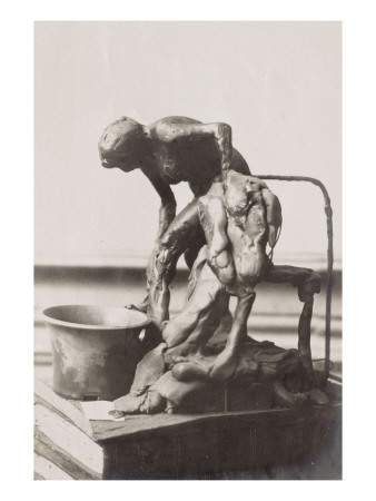 Photo D'une Sculpture En Cire De Degas :Femme Se Lavant La Jambe Gauche,Deuxieme Etude (Rf2128) by Ambroise Vollard Pricing Limited Edition Print image