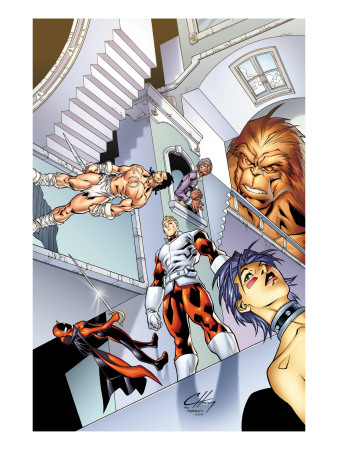 Alpha Flight #4 Cover: Alpha Flight by Clayton Henry Pricing Limited Edition Print image