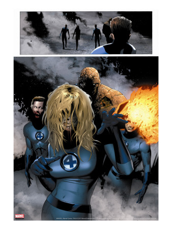 Ultimate Fantastic Four #21 Group: Mr. Fantastic by Land Greg Pricing Limited Edition Print image