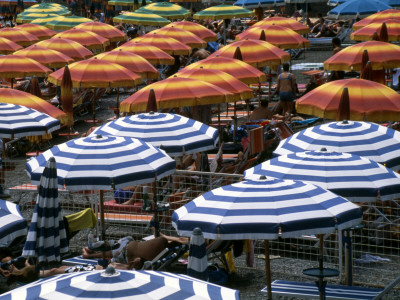 Amalfi Umbrellas by Eloise Patrick Pricing Limited Edition Print image