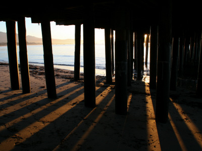 Under The Pier, Santa Barbara by Eloise Patrick Pricing Limited Edition Print image