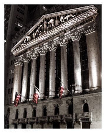 New York Stock Exchange At Night by Phil Maier Pricing Limited Edition Print image