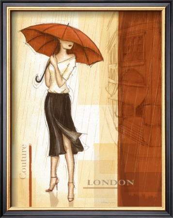Rain London by Andrea Laliberte Pricing Limited Edition Print image