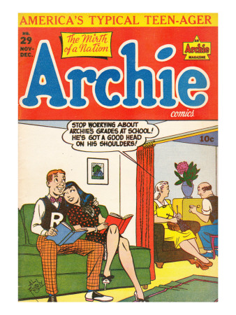 Archie Comics Retro: Archie Comic Book Cover #29 (Aged) by Al Fagaly Pricing Limited Edition Print image