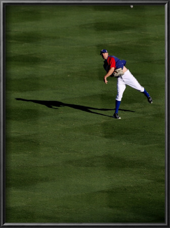 Texas Rangers V. San Francisco Giants, Game 5: Left Fielder David Murphy by Christian Petersen Pricing Limited Edition Print image