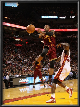 Cleveland Cavaliers  V Miami Heat: Mo Wlliams And Joel Anthony by Mike Ehrmann Pricing Limited Edition Print image