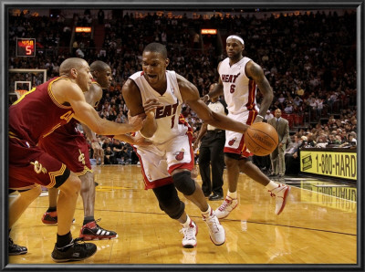 Cleveland Cavaliers  V Miami Heat: Chris Bosh by Mike Ehrmann Pricing Limited Edition Print image