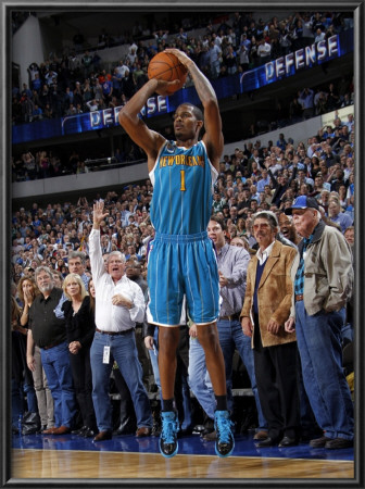 New Orleans Hornets V Dallas Mavericks: Trevor Ariza by Layne Murdoch Pricing Limited Edition Print image