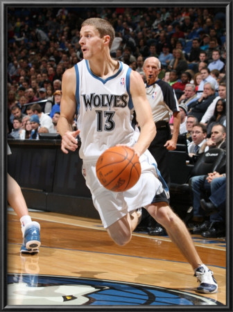 San Antonio Spurs V Minnesota Timberwolves: Luke Ridnour by David Sherman Pricing Limited Edition Print image