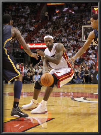 Indiana Pacers V Miami Heat: Lebron James by Mike Ehrmann Pricing Limited Edition Print image