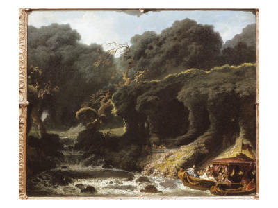 The Fete At Rambouillet Or The Island Of Love by Jean-Honore Fragonard Pricing Limited Edition Print image